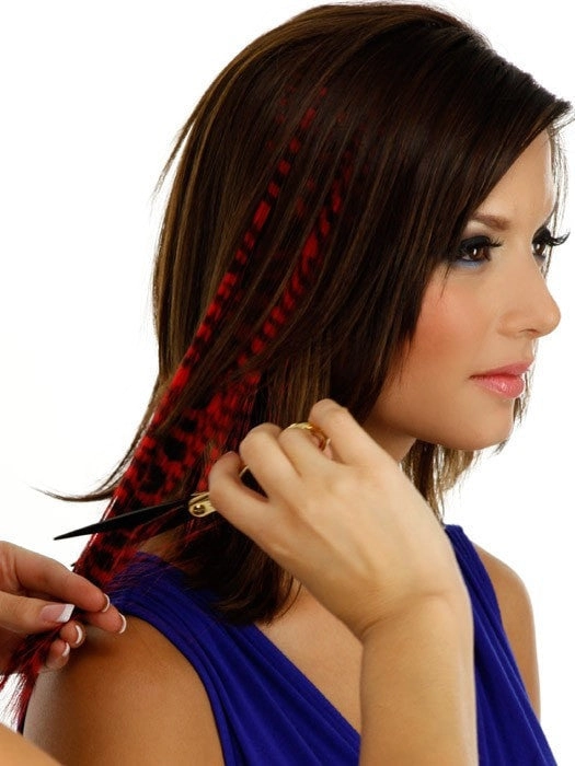 16" Tiger Print Hair Extensions (1pc) | Discontinued