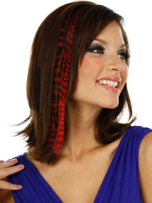 16" Tiger Print Hair Extensions (1pc) | Discontinued