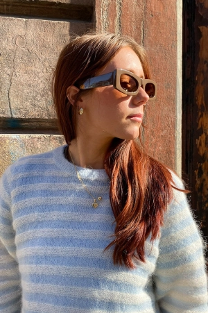 A Kjaerbede Frida Chocolate Sunglasses