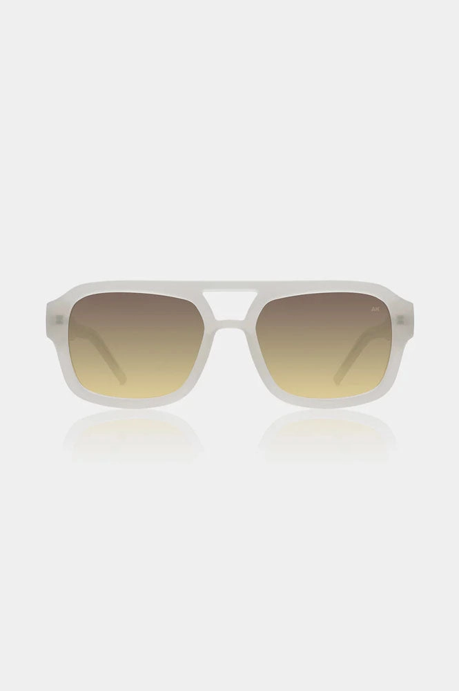 A Kjaerbede Kaya Cream Bone Sunglasses