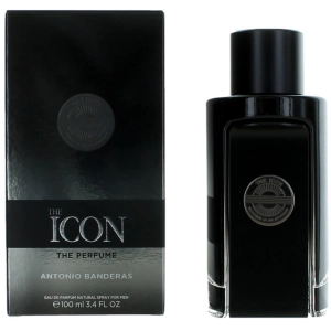 Antonio Banderas Men's Eau De Parfum Spray - The Icon Captivating Fragrance, 3.4oz