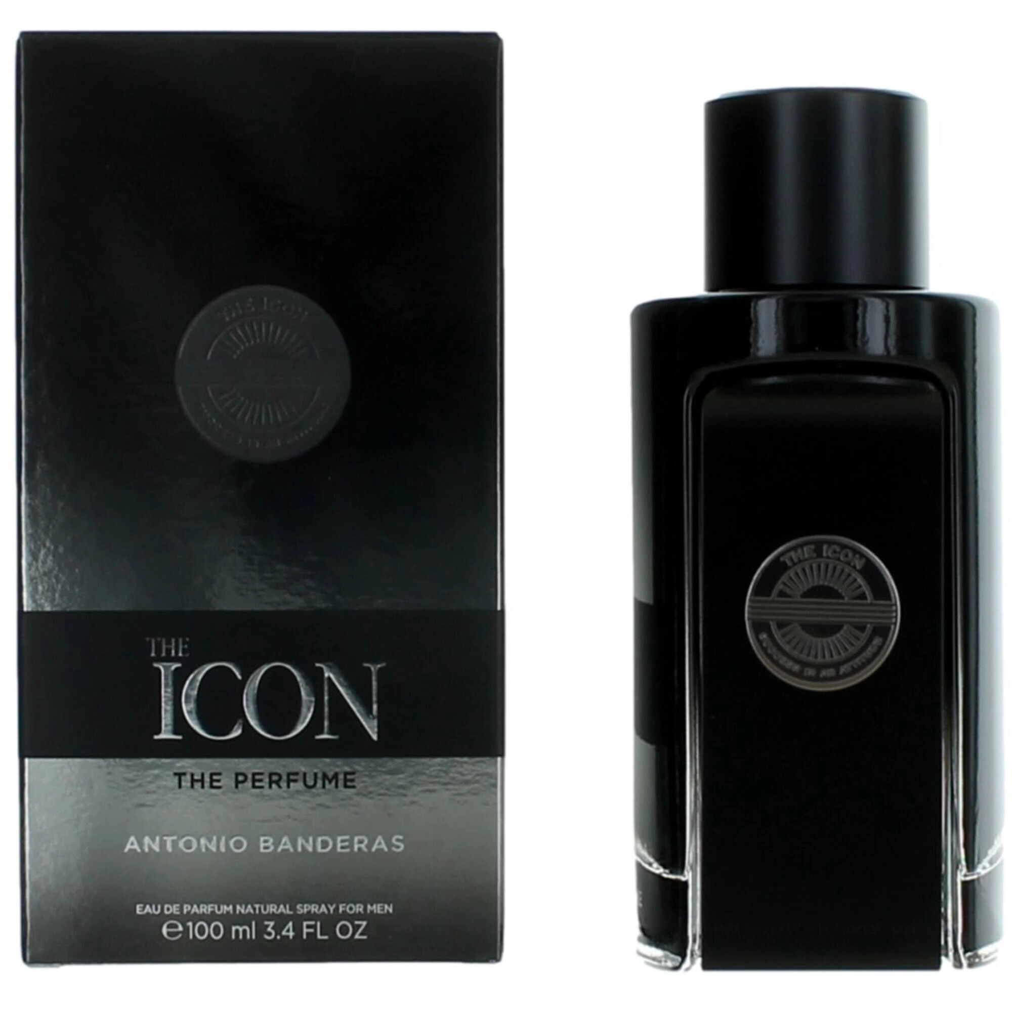Antonio Banderas Men's Eau De Parfum Spray - The Icon Captivating Fragrance, 3.4oz