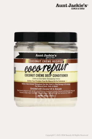 AUNT JACKIES COCONUT CREME COCO REPAIR COCONUT CREME DEEP CONDITIONER 15oz