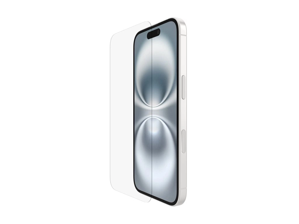 Belkin ScreenForce InvisiGlass - Screen protector for cellular phone - glass - for Apple iPhone 14 Pro, 15, 16 OVA171FQ