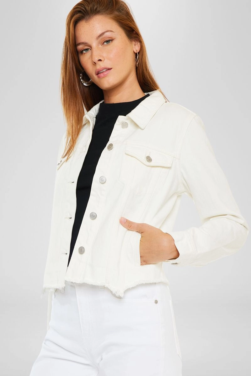 Bianca Distressed Denim Jacket