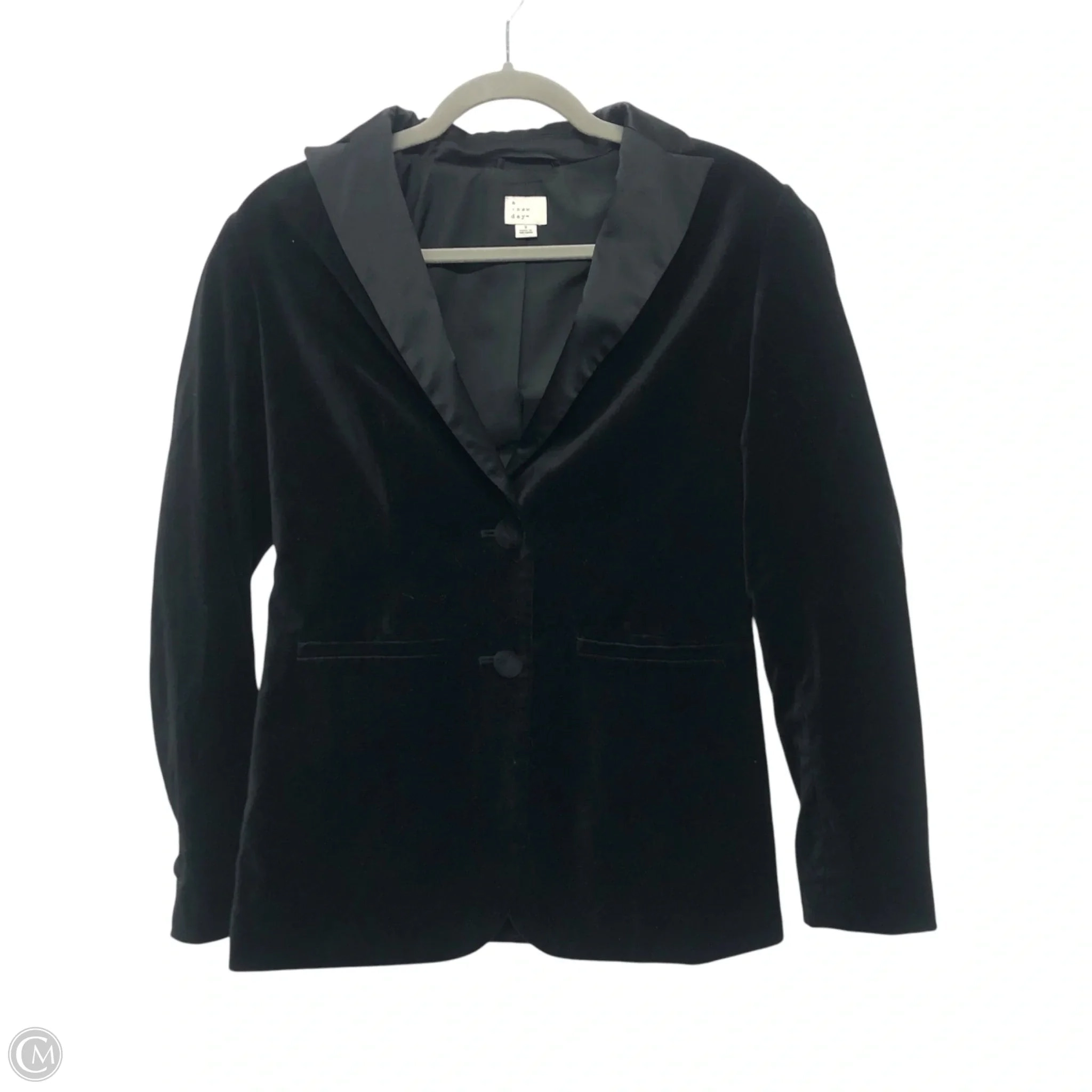 Blazer By A New Day In Black, Size: 2