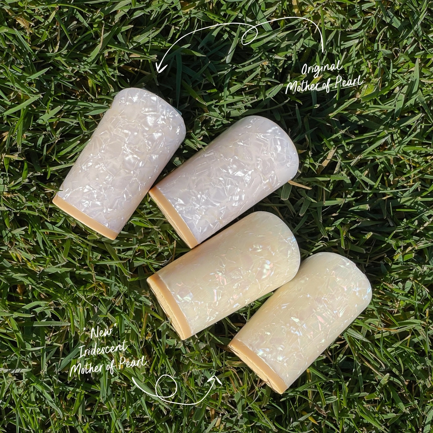 Block Heel Kit 3 Iridescent Mother of Pearl