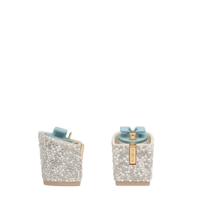 Block Heel Kit 3 Ivory Pearl & Rhinestone