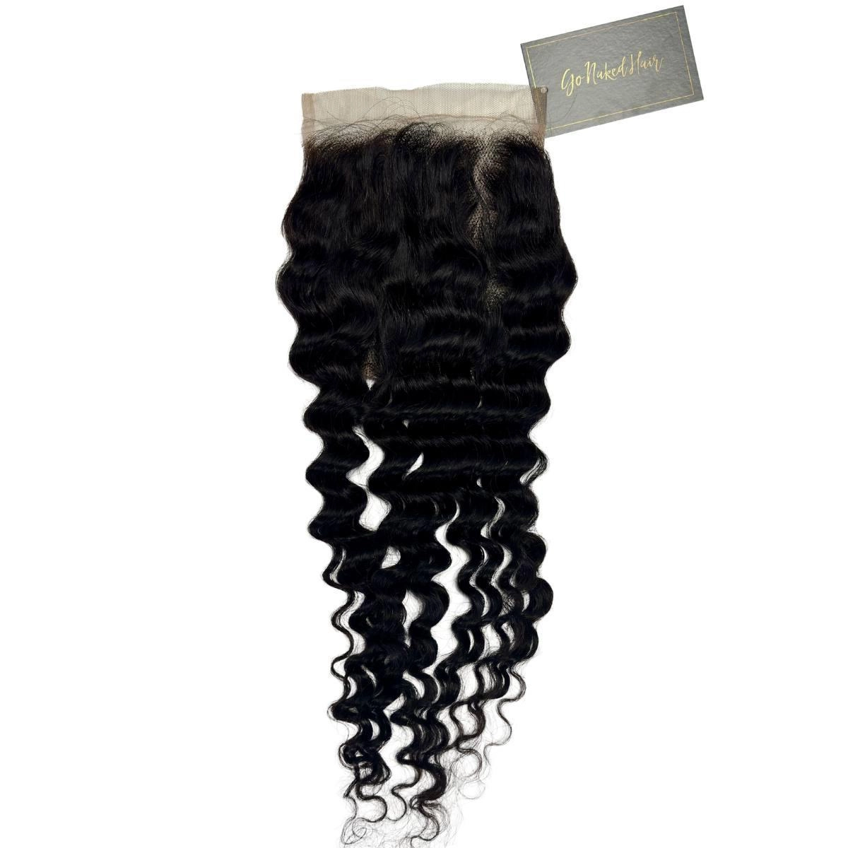 Brazilian Curly 5x5 Transparent Lace Human Hair Closure