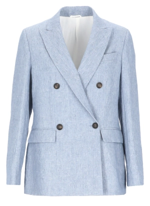 Brunello Cucinelli Double Breasted Tailored Blazer