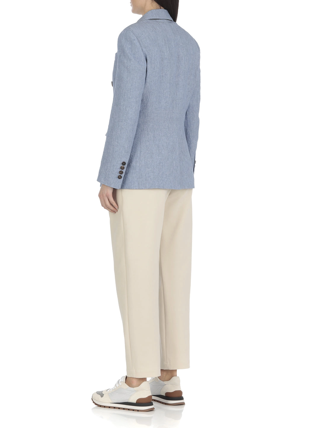 Brunello Cucinelli Double Breasted Tailored Blazer