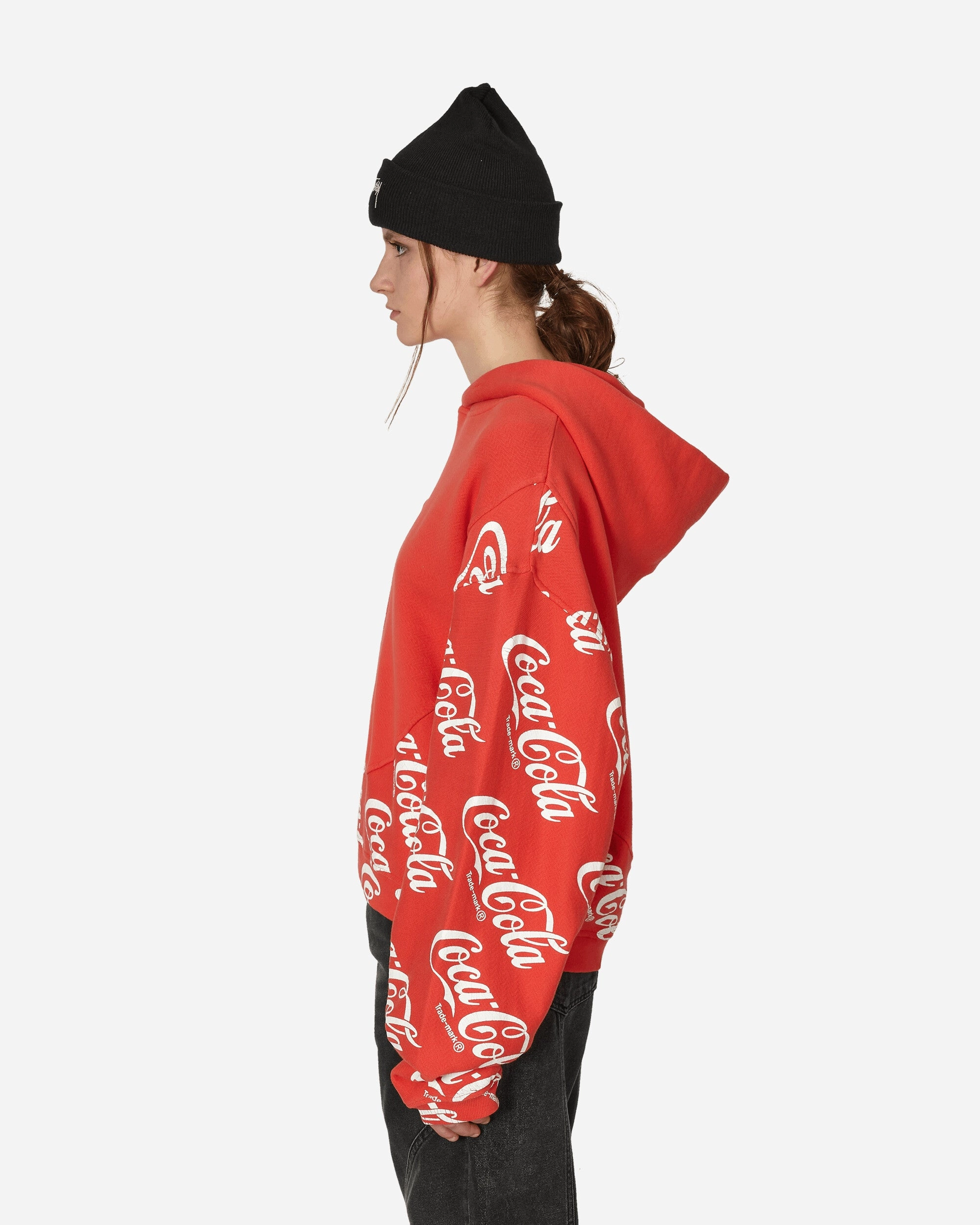 Coca-Cola Swirl Hooded Sweatshirt Red