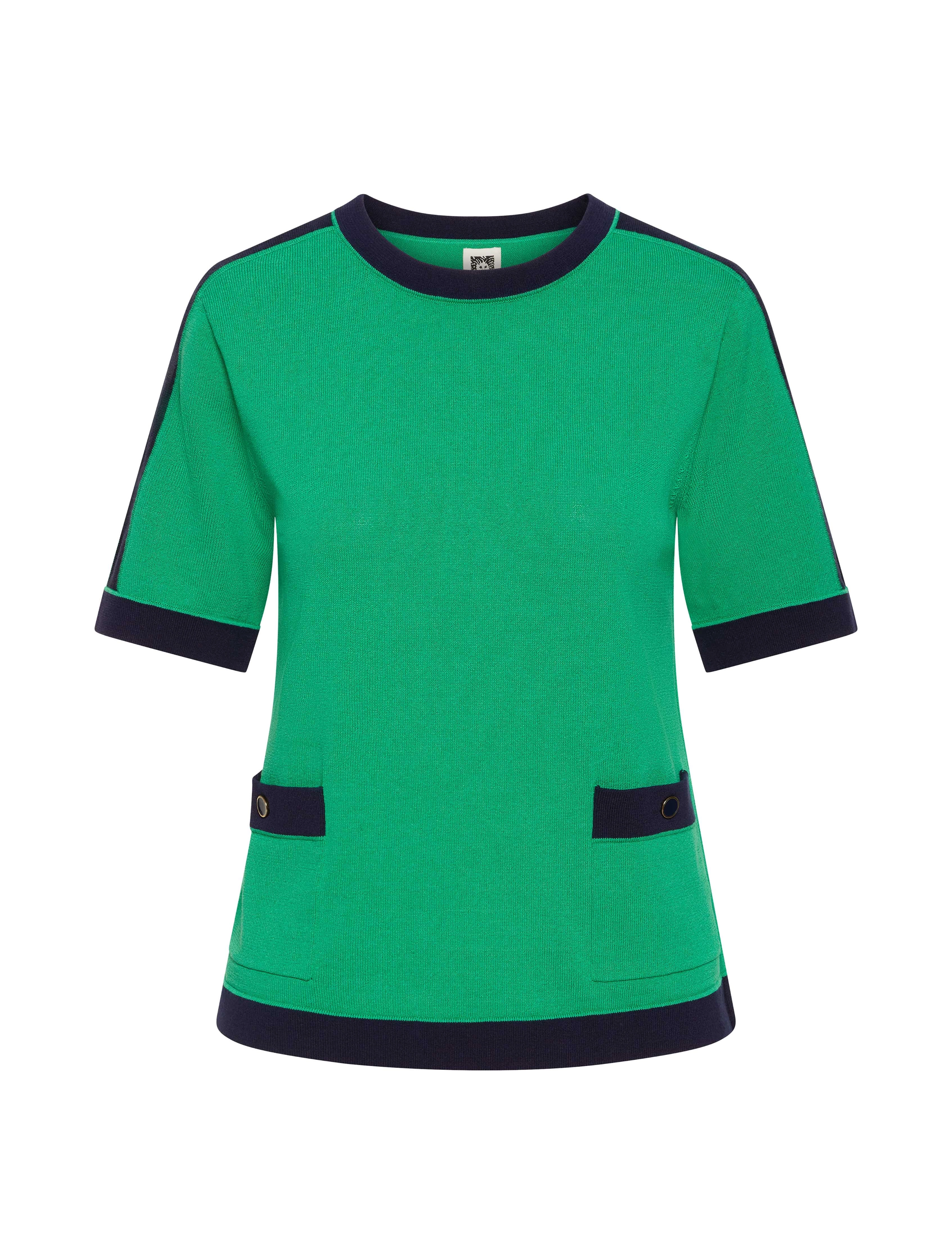 Colorblock Patch Pocket Top- Sale