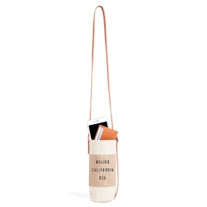 Crossbody Market Bag in Natural for L.A. MALIBU