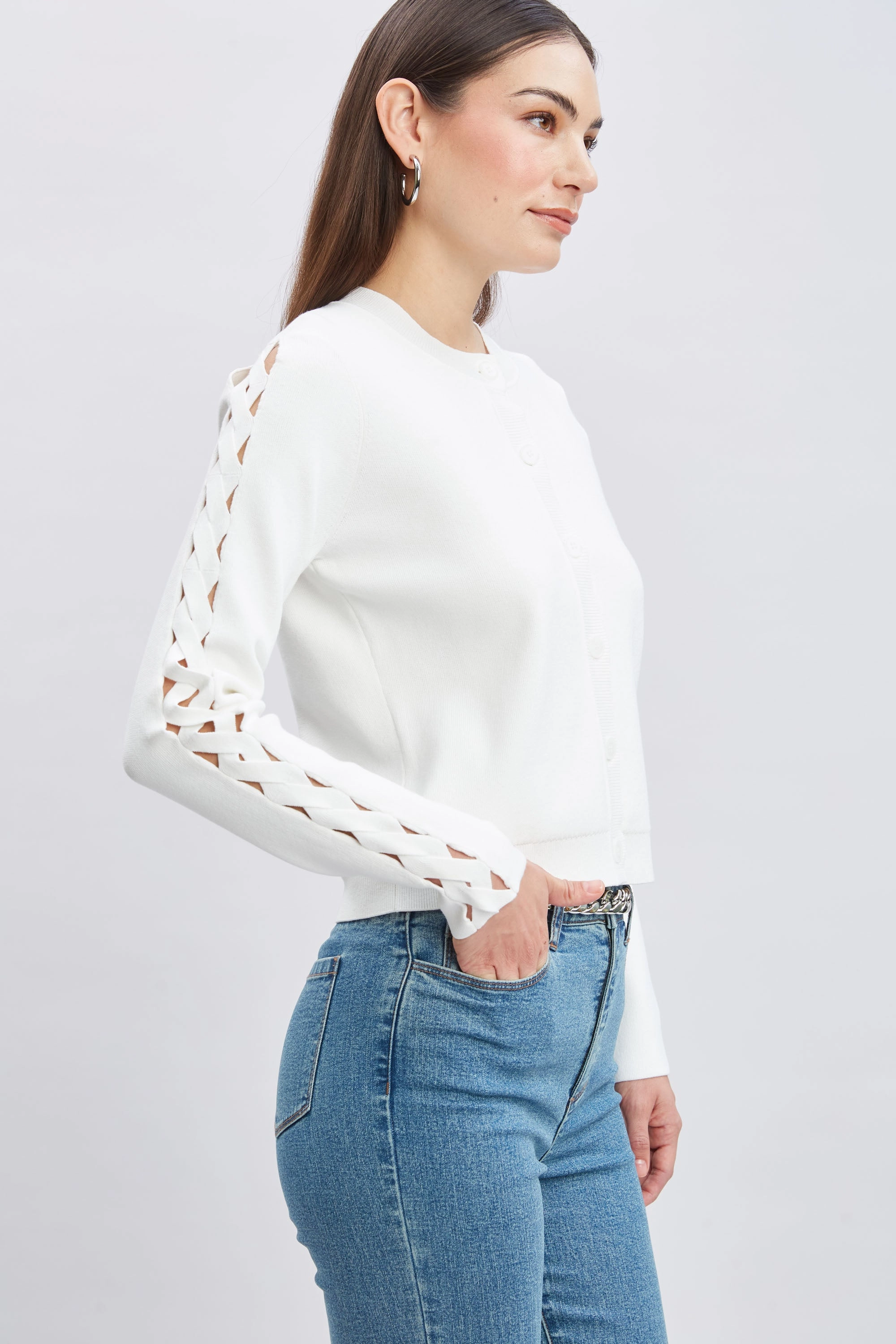 Cut Out Cardigan