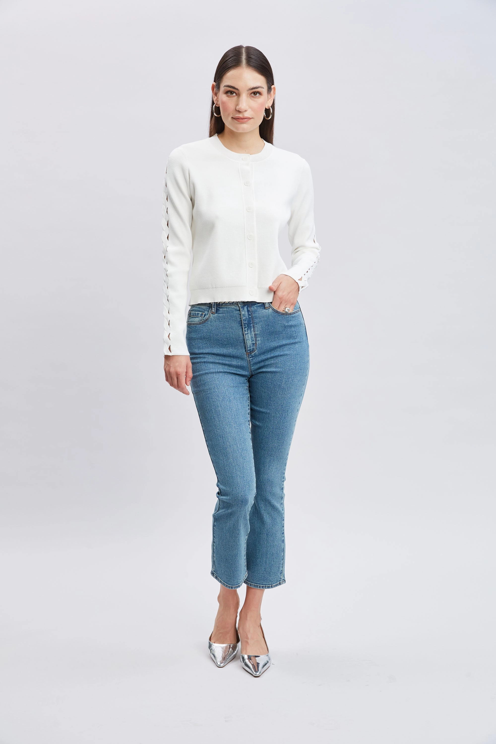Cut Out Cardigan