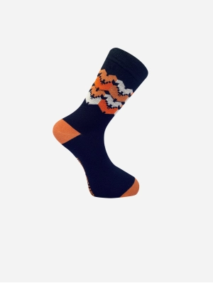 Dhaka Unisex Organic Cotton Socks | Black
