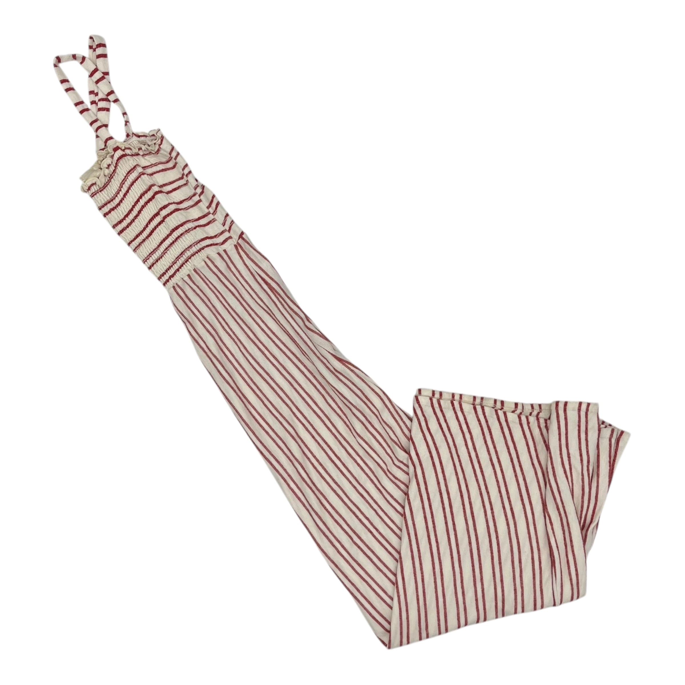 Dress Casual Maxi By Caution To The Wind In Cream & Red, Size:S