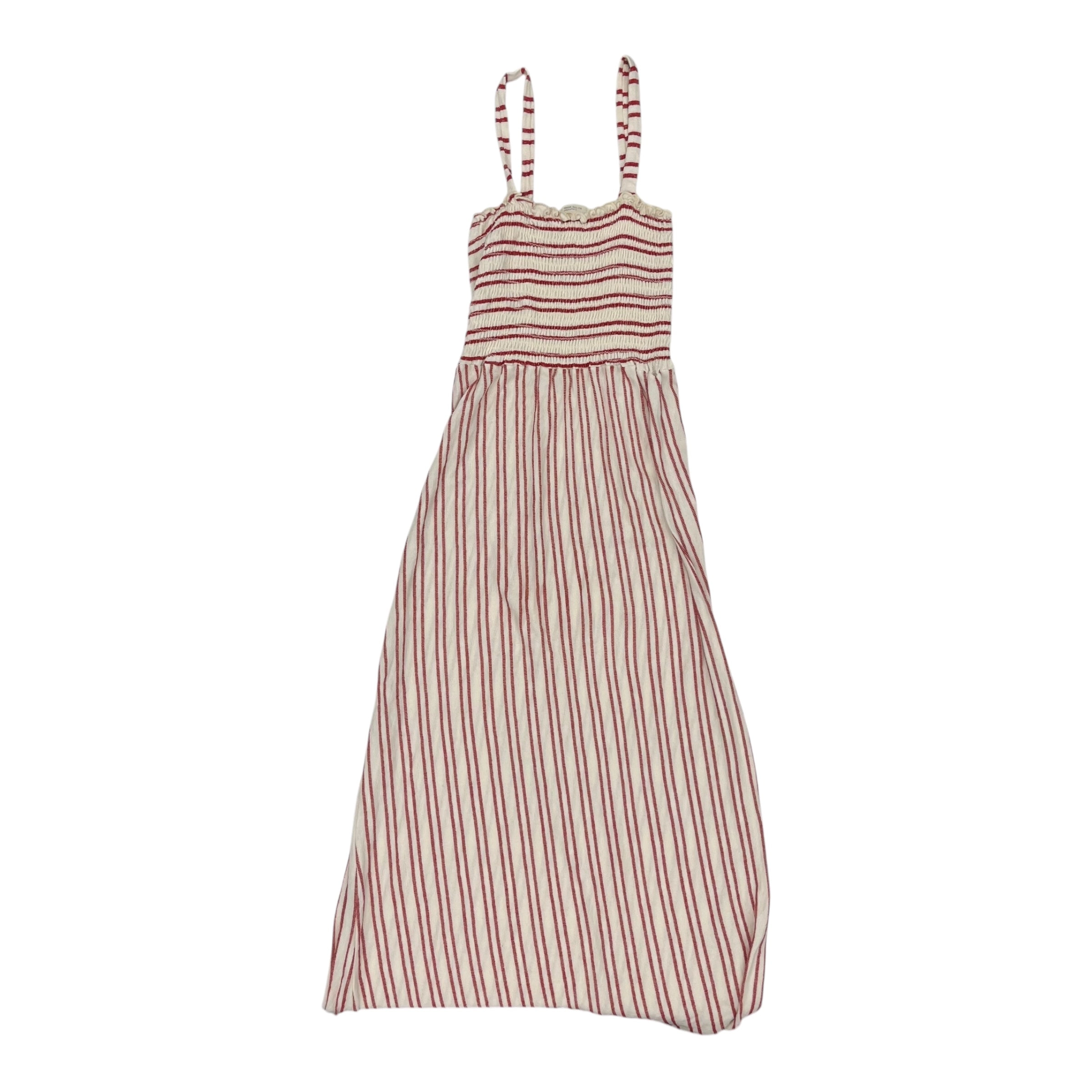 Dress Casual Maxi By Caution To The Wind In Cream & Red, Size:S