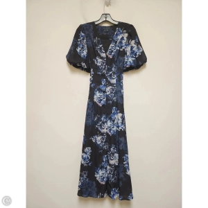 Dress Casual Maxi By French Connection In Black & Blue, Size: S