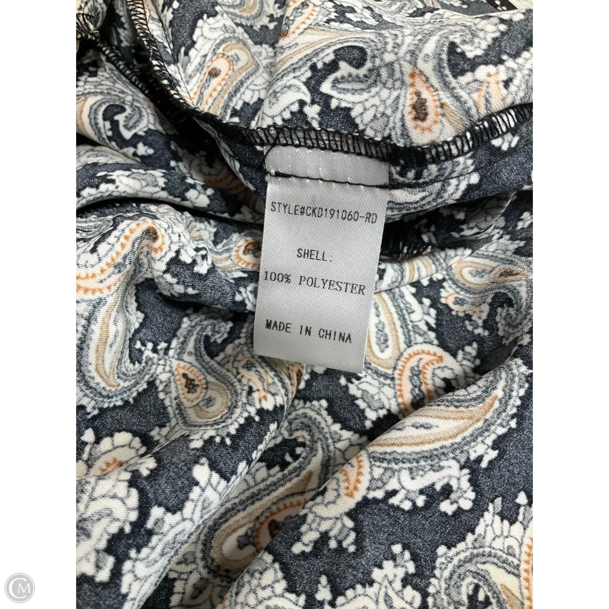 Dress Casual Maxi By Melloday In Paisley Print, Size: L