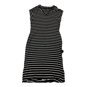 Dress Casual Maxi By White House Black Market In Black & White, Size:L