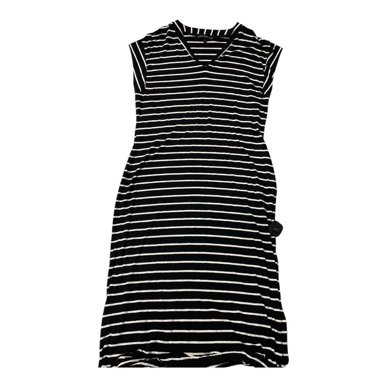 Dress Casual Maxi By White House Black Market In Black & White, Size:L