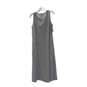 Dress Casual Midi By Shein In Black & White, Size:L