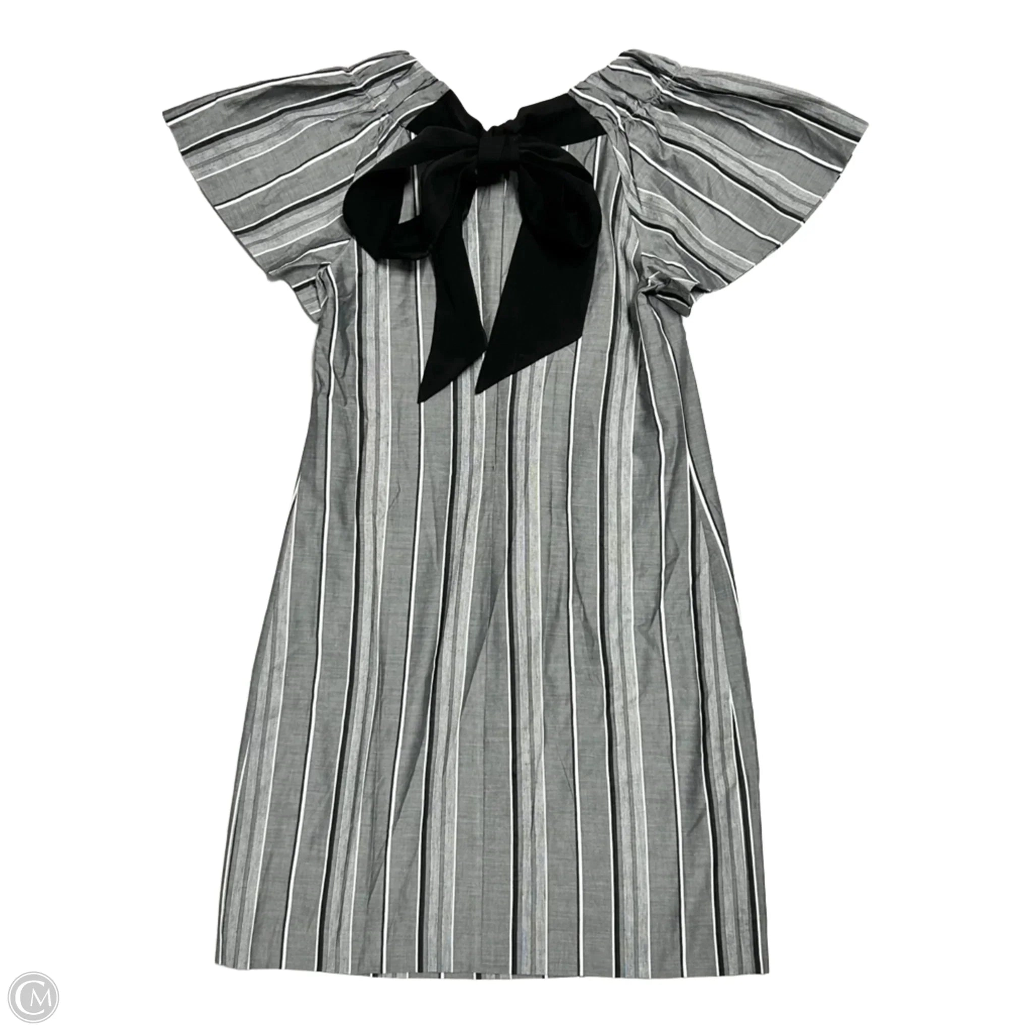 Dress Casual Short By Abbey Glass In Grey & White, Size: S