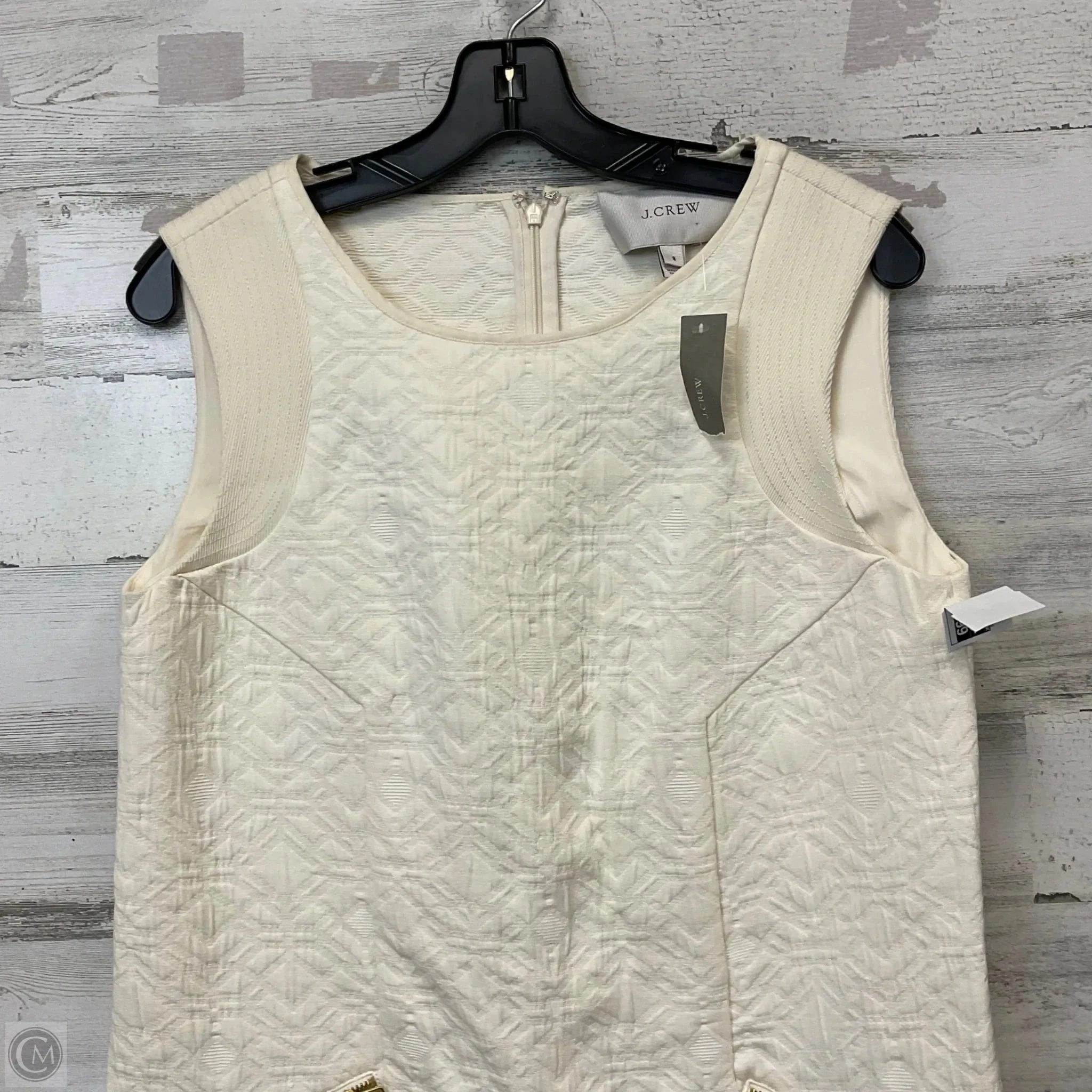Dress Casual Short By J. Crew In Cream, Size: S