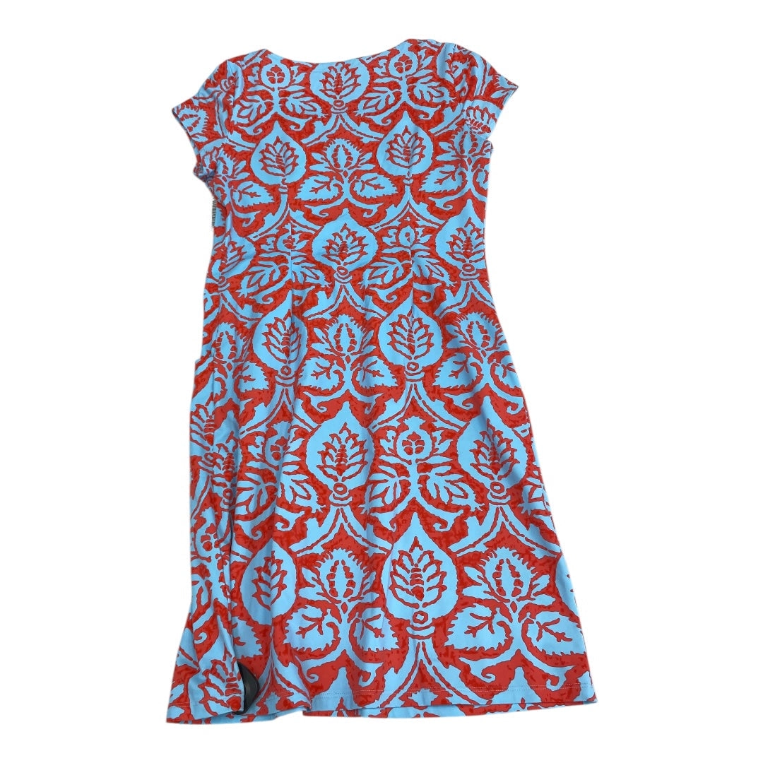 Dress Casual Short By J Mclaughlin In Blue & Red, Size:L