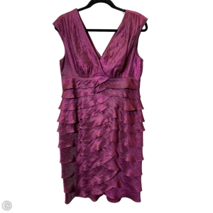 Dress Casual Short By London Times In Maroon, Size: L