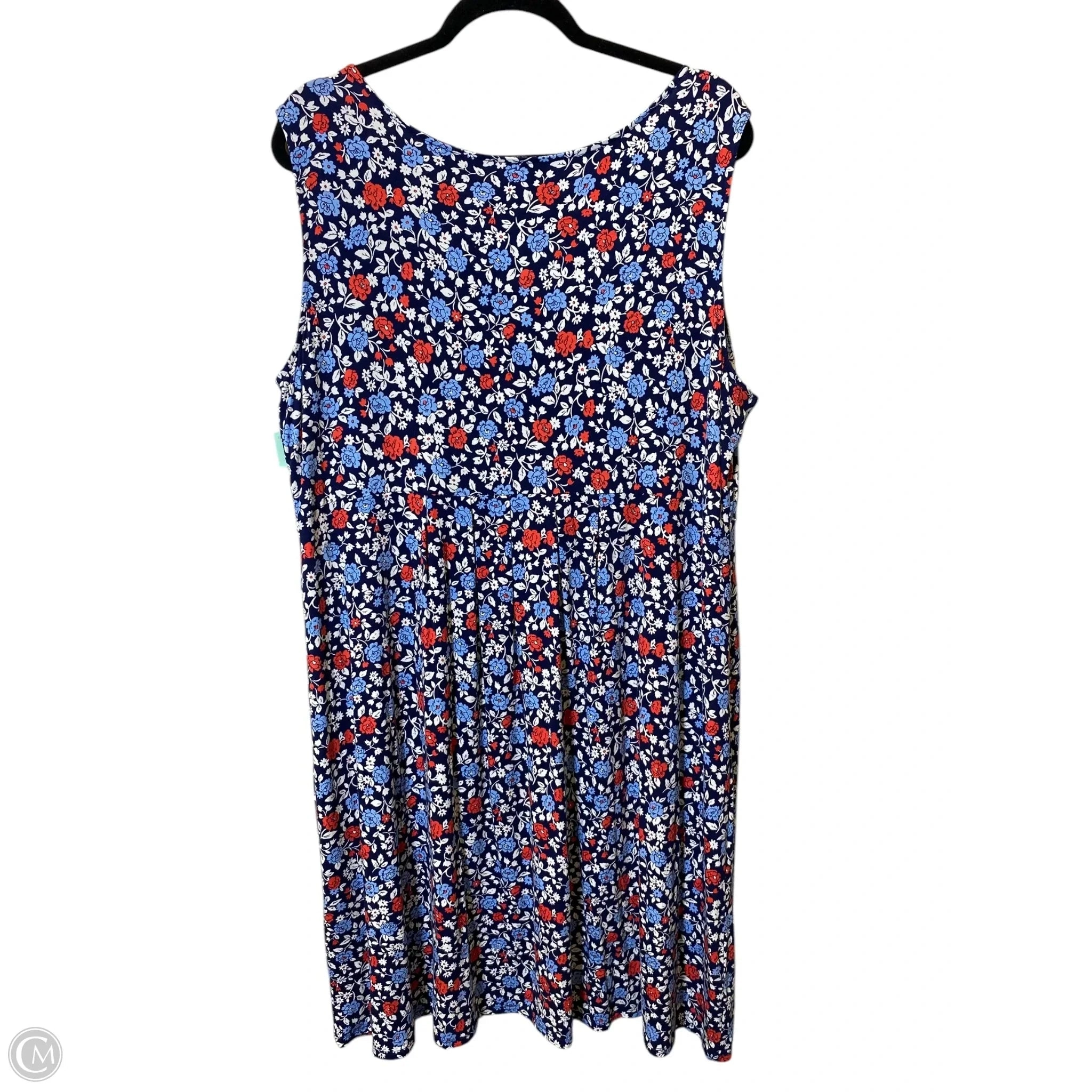 Dress Casual Short By St Johns Bay In Floral Print, Size: 2x