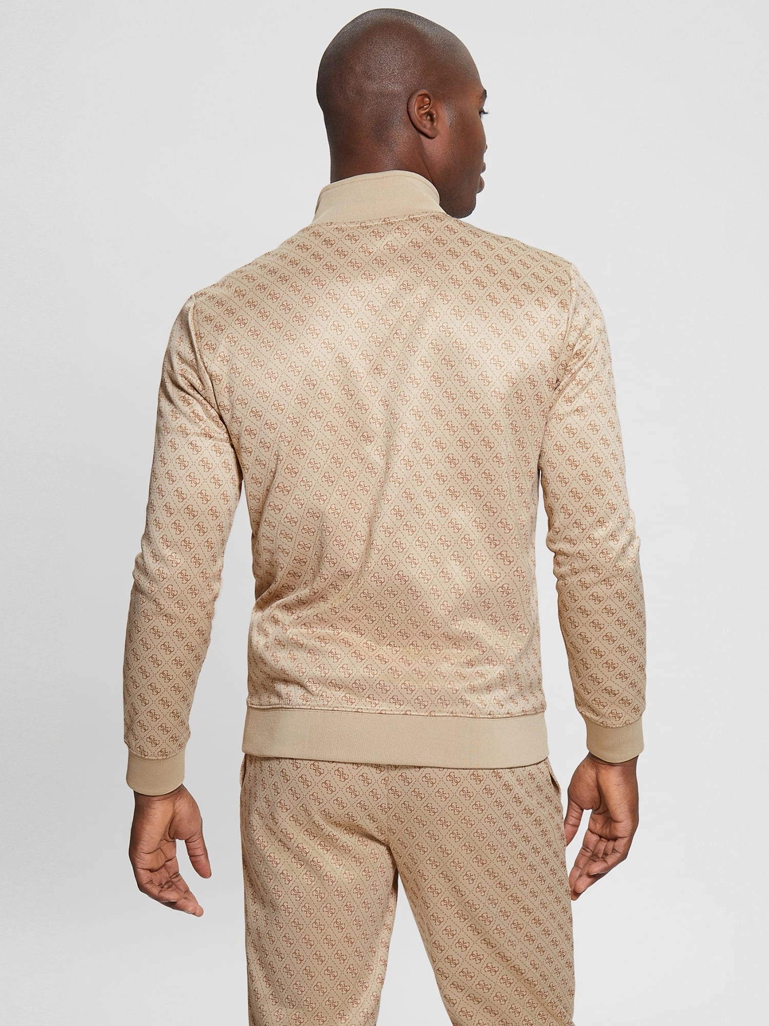 Eco Beige Logo Korbin Active Jacket