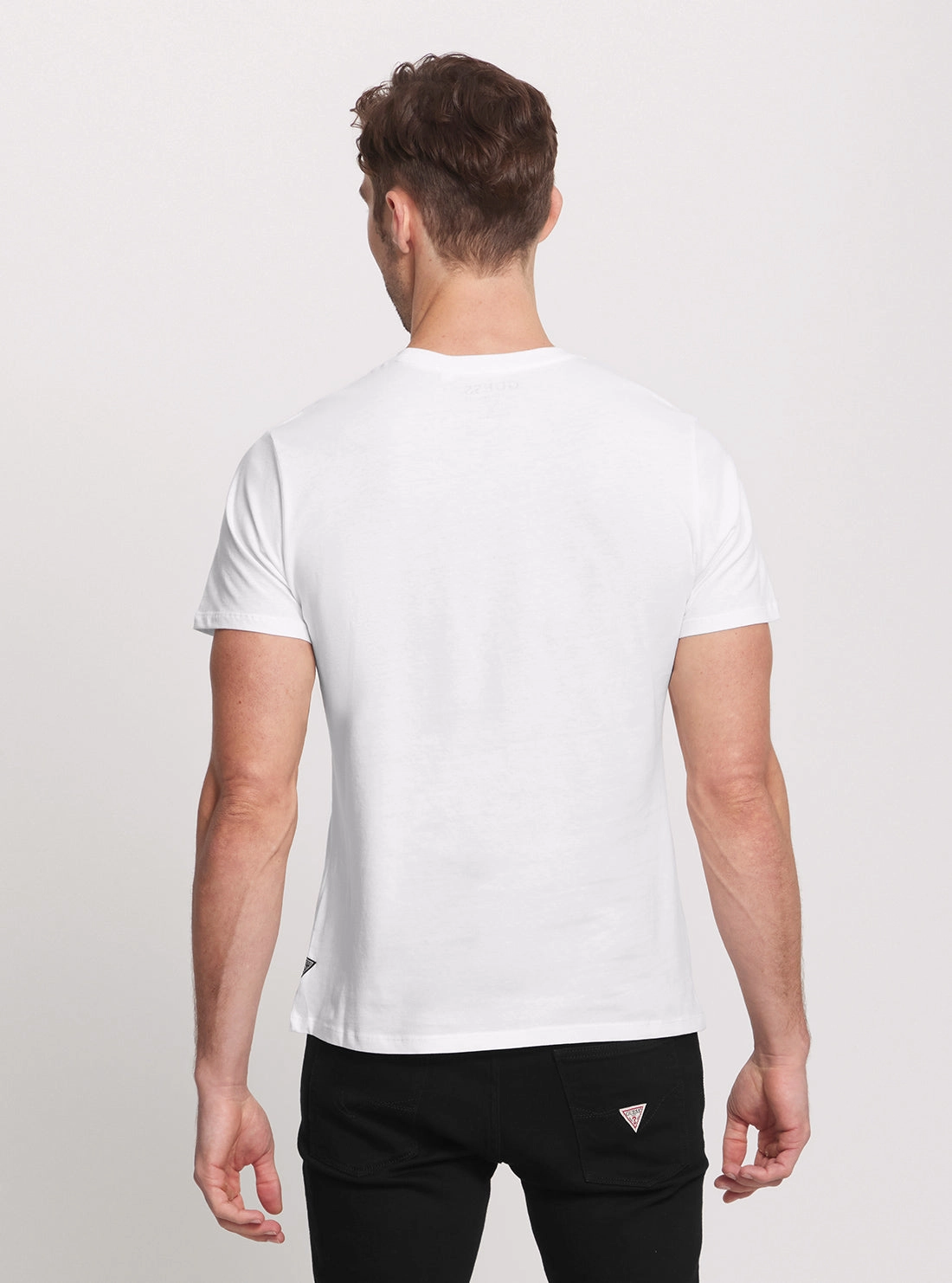 Eco White Iridescent Palms T-Shirt