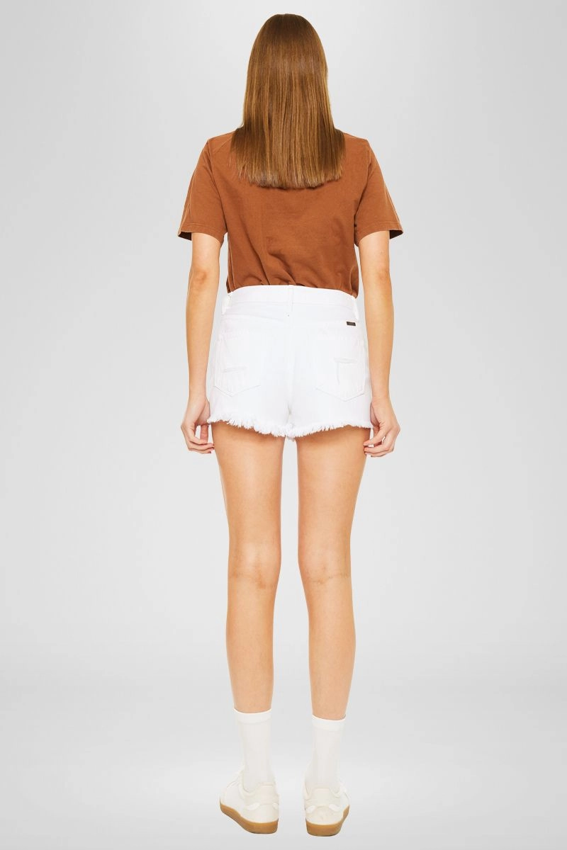 Ethel High Rise Distressed Shorts
