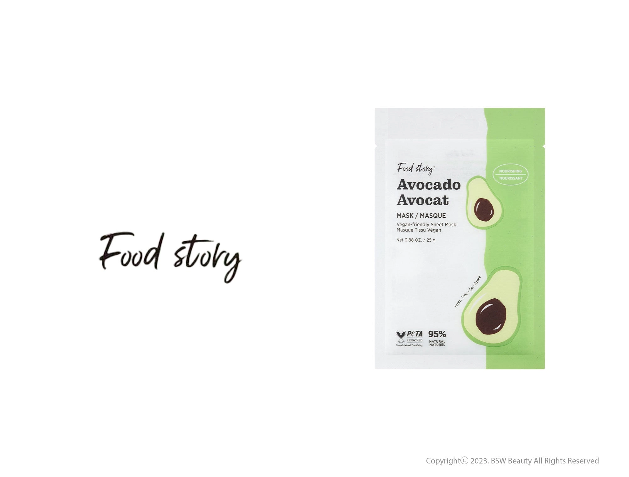 FOOD STORY AVOCADO MASK 0.95oz