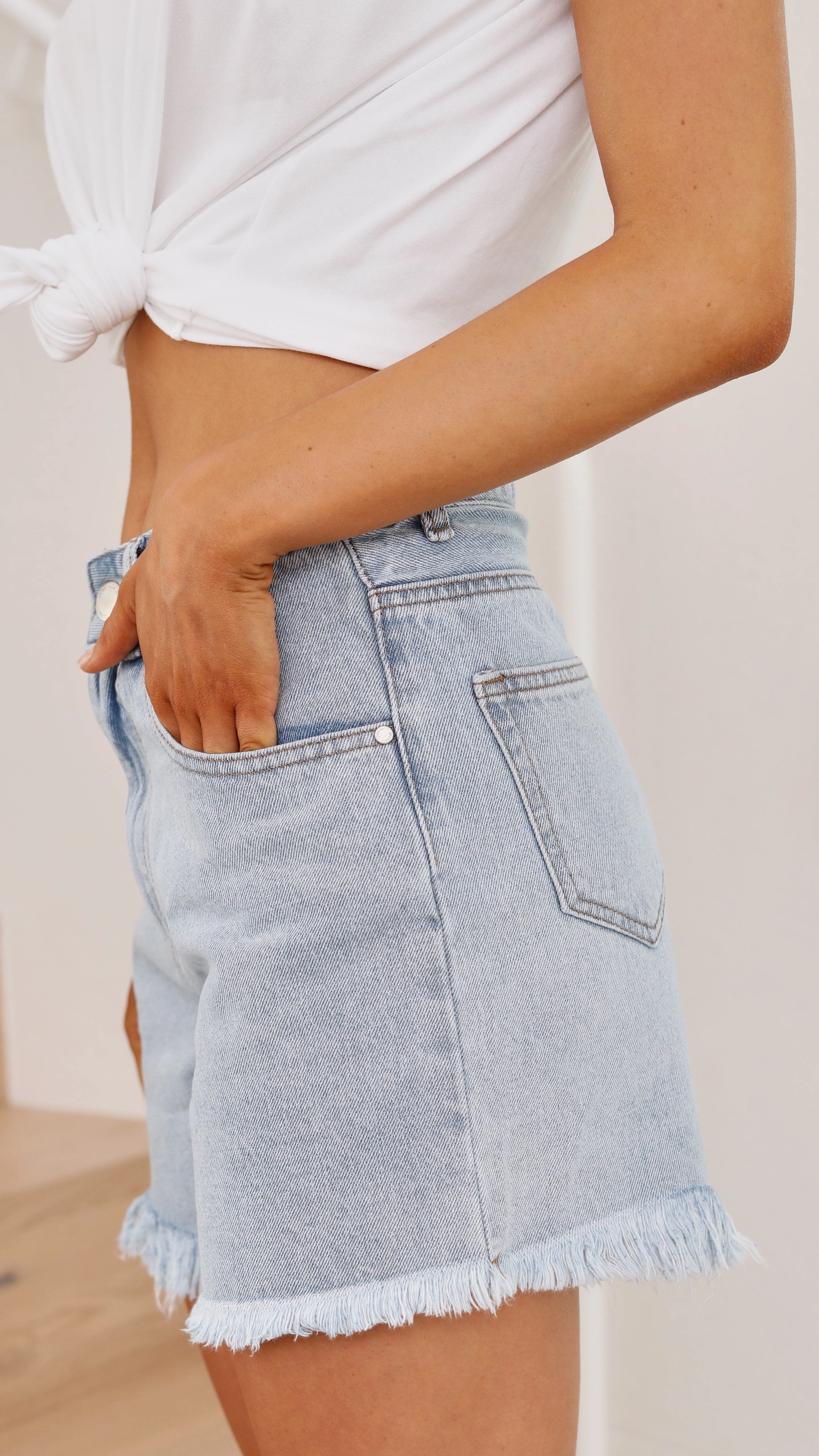 Harlow Shorts - Denim
