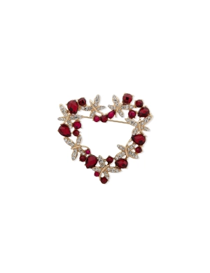Heart Wreath Brooch
