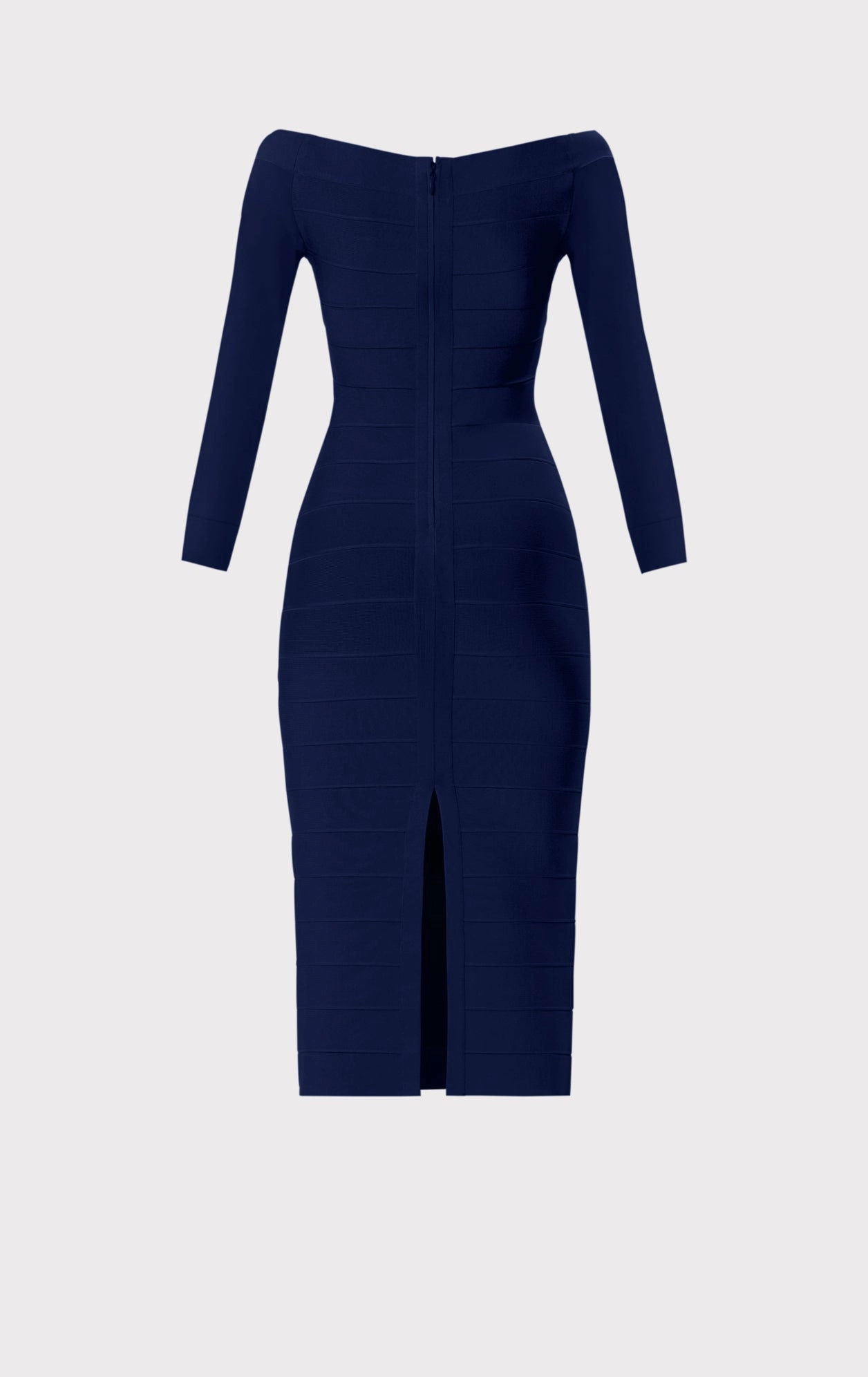 ICON SCOOP NECK MIDI DRESS