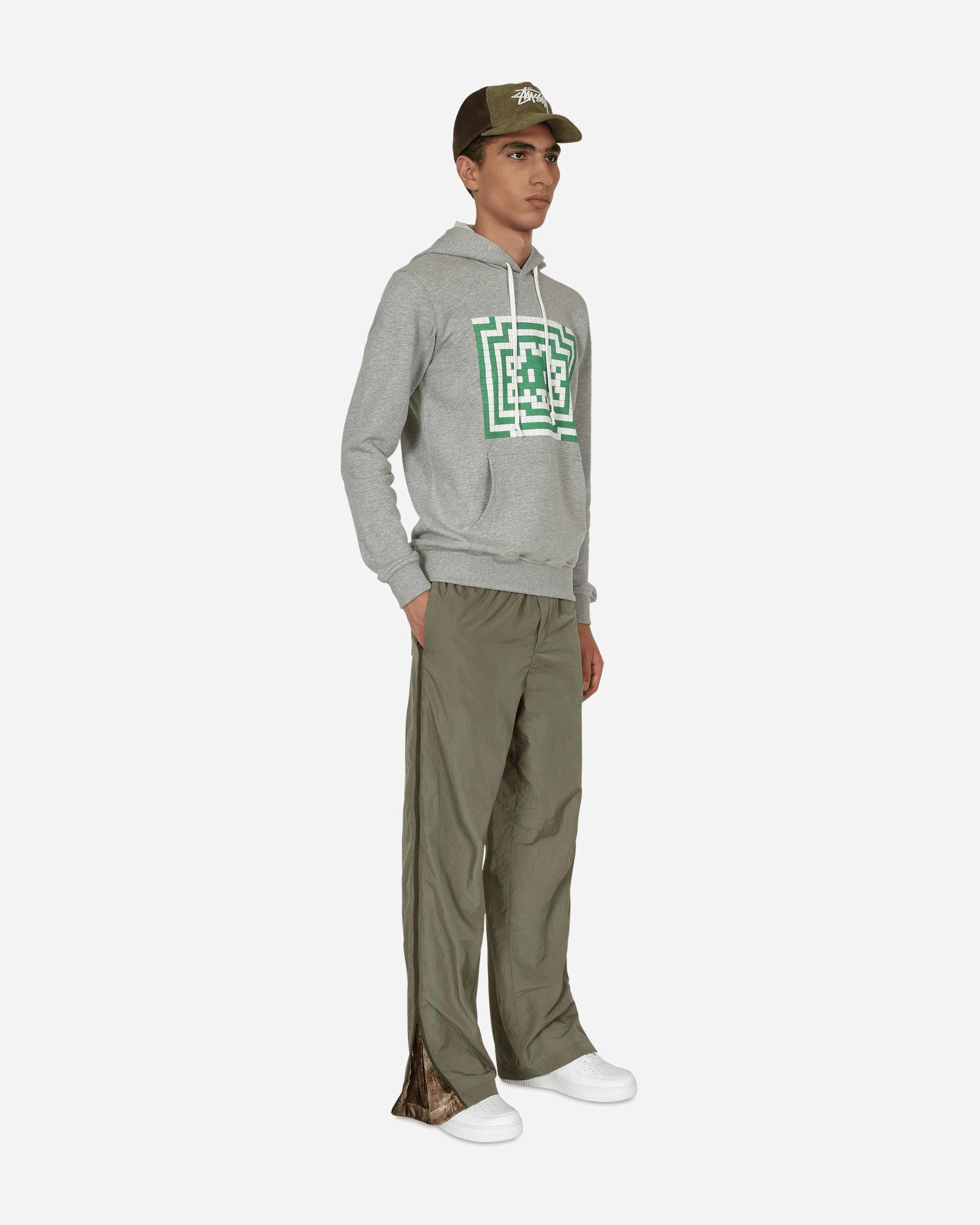Invader Hooded Sweatshirt Grey