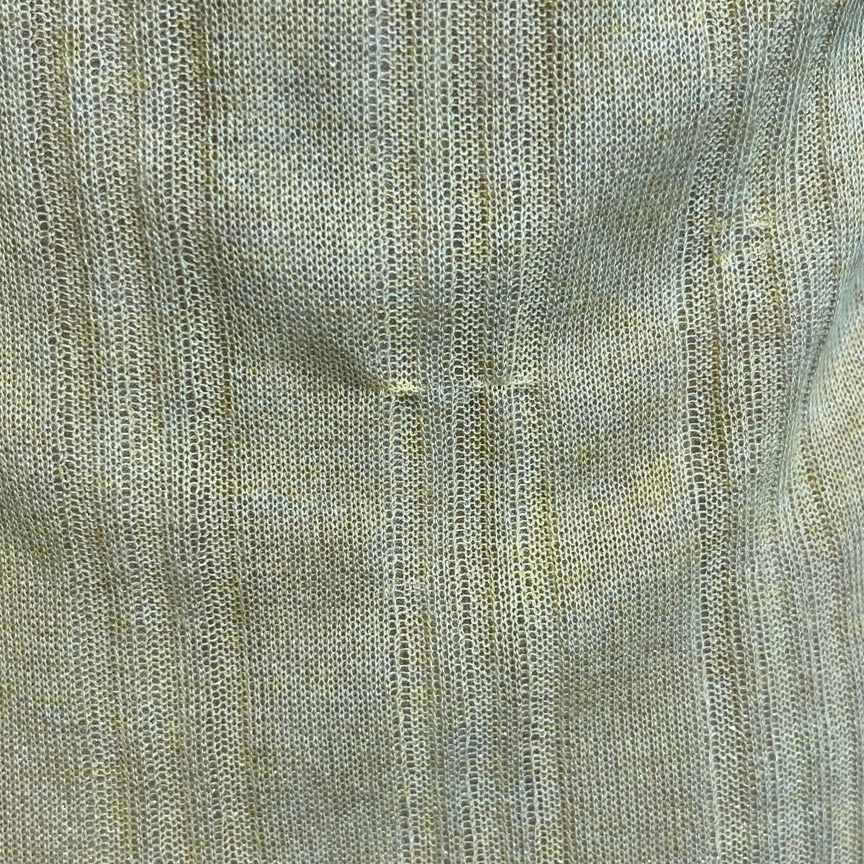 JUST CAVALLI Yellow Knitted Viscose Dress and Bolero Set SZ42(6US)