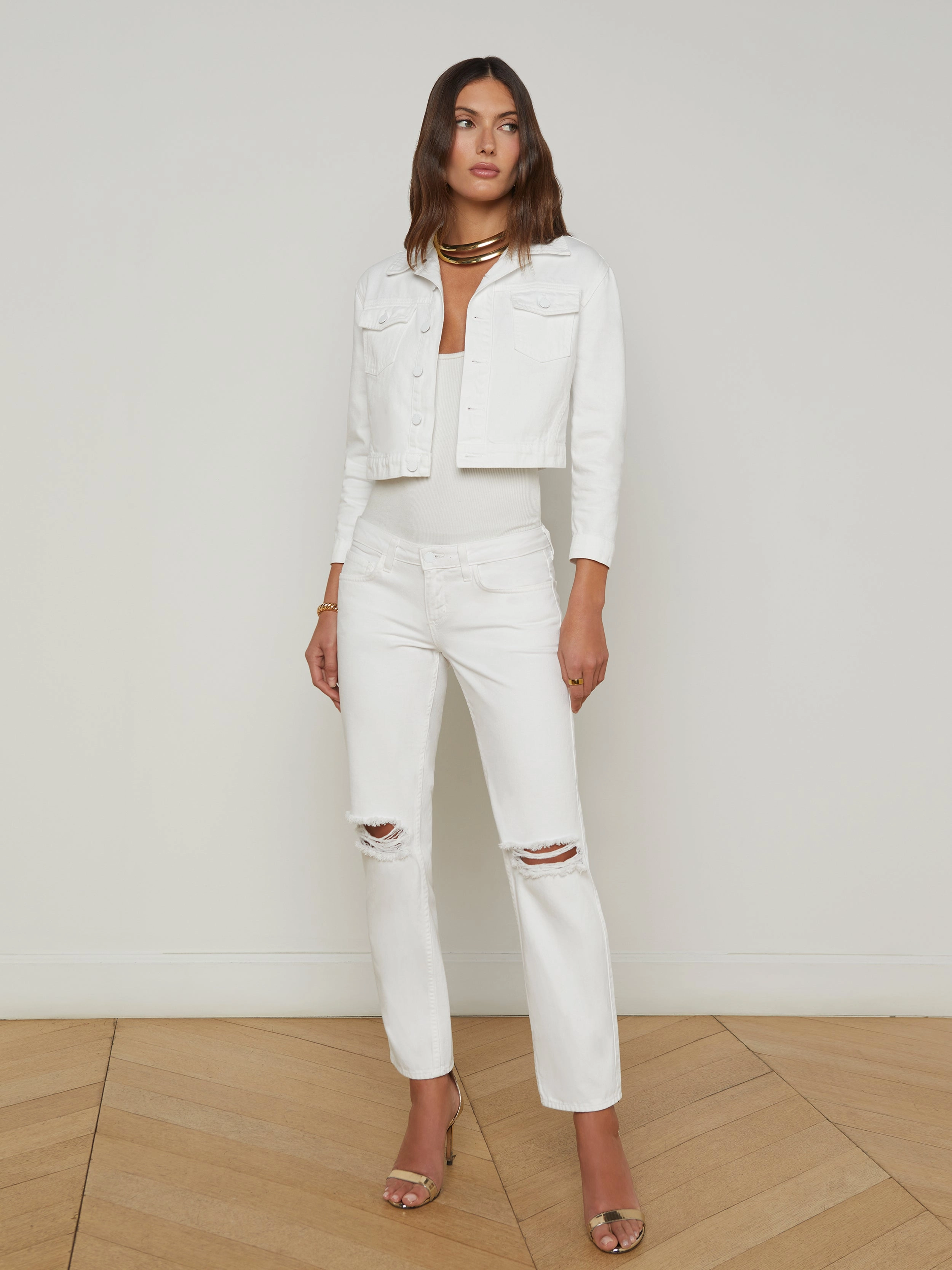 Koda Cropped Denim Jacket