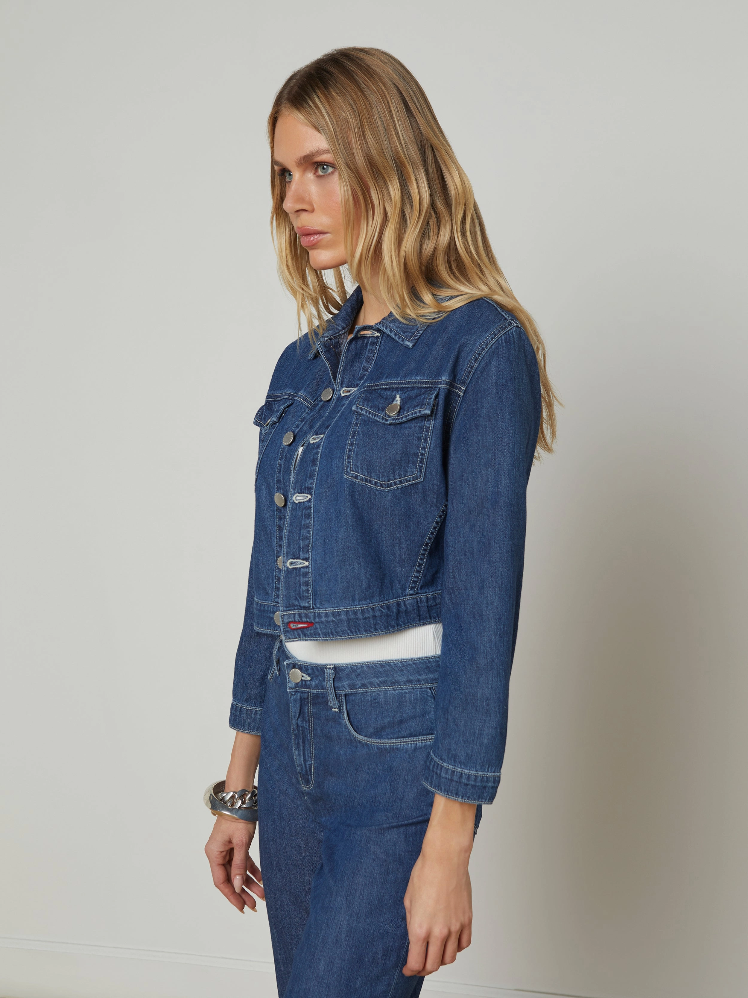 Koda Cropped Denim Jacket