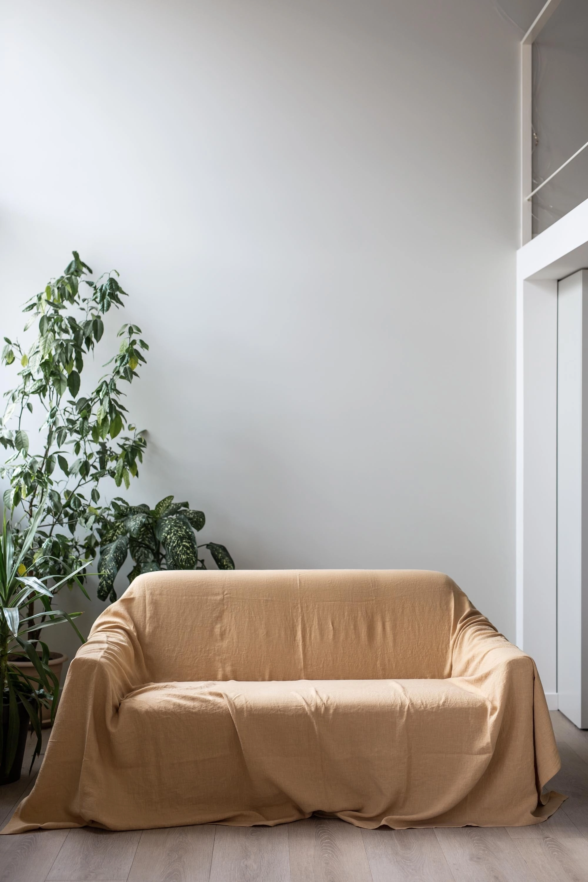 Linen Couch Cover | Multiple Colours