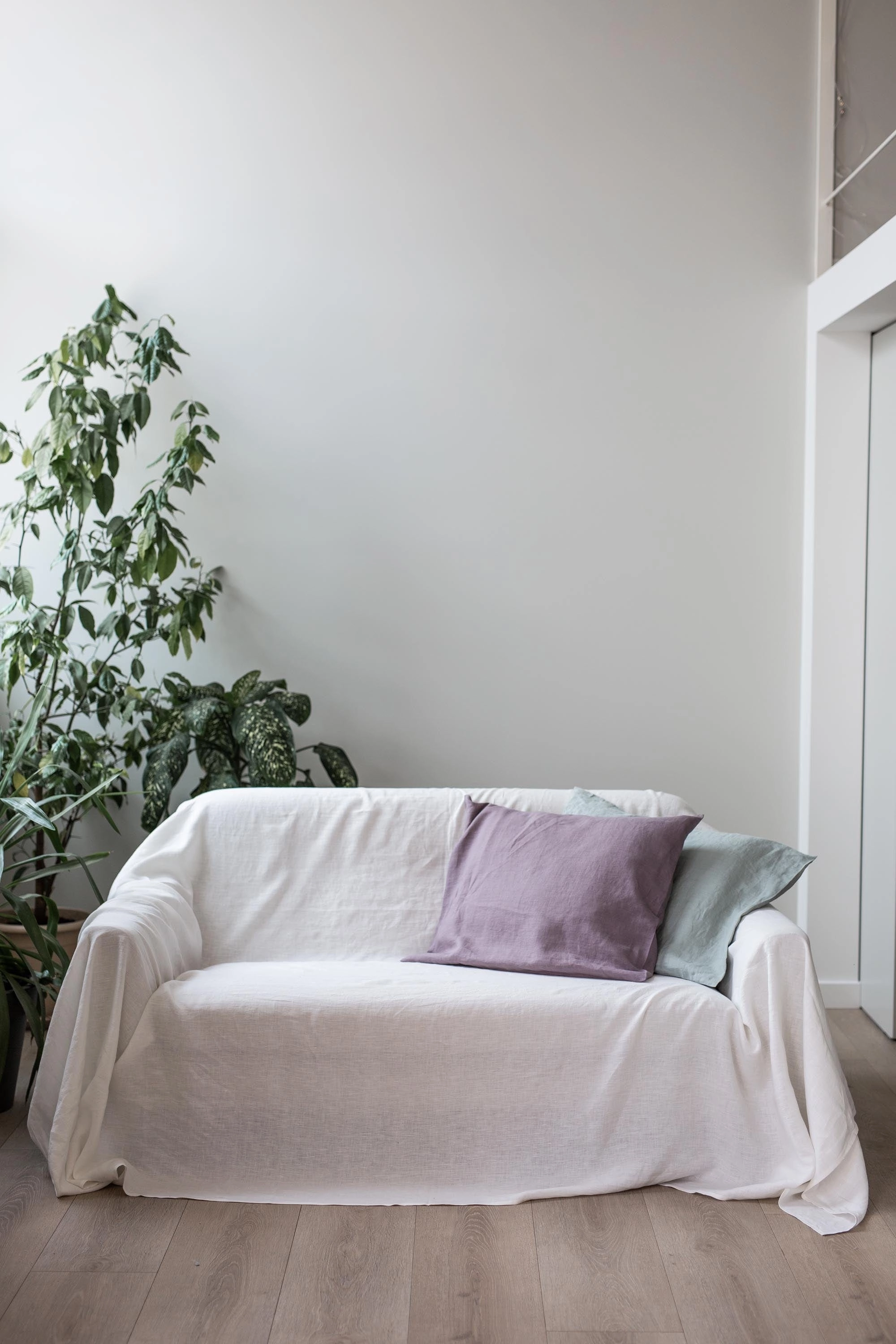 Linen Couch Cover | Multiple Colours