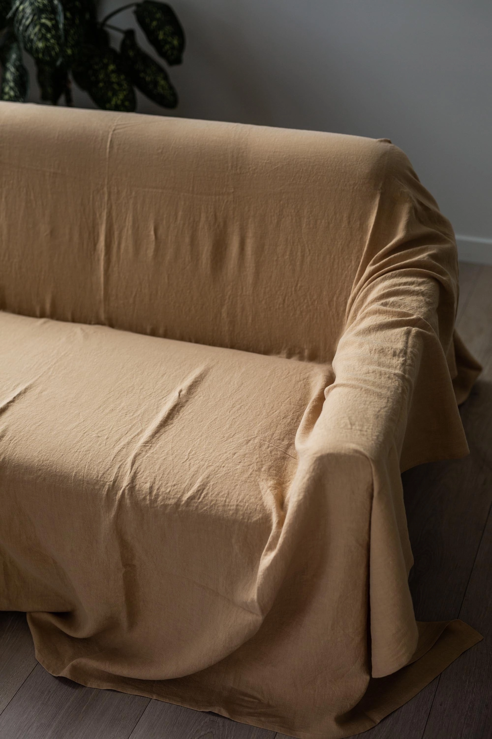 Linen Couch Cover | Multiple Colours