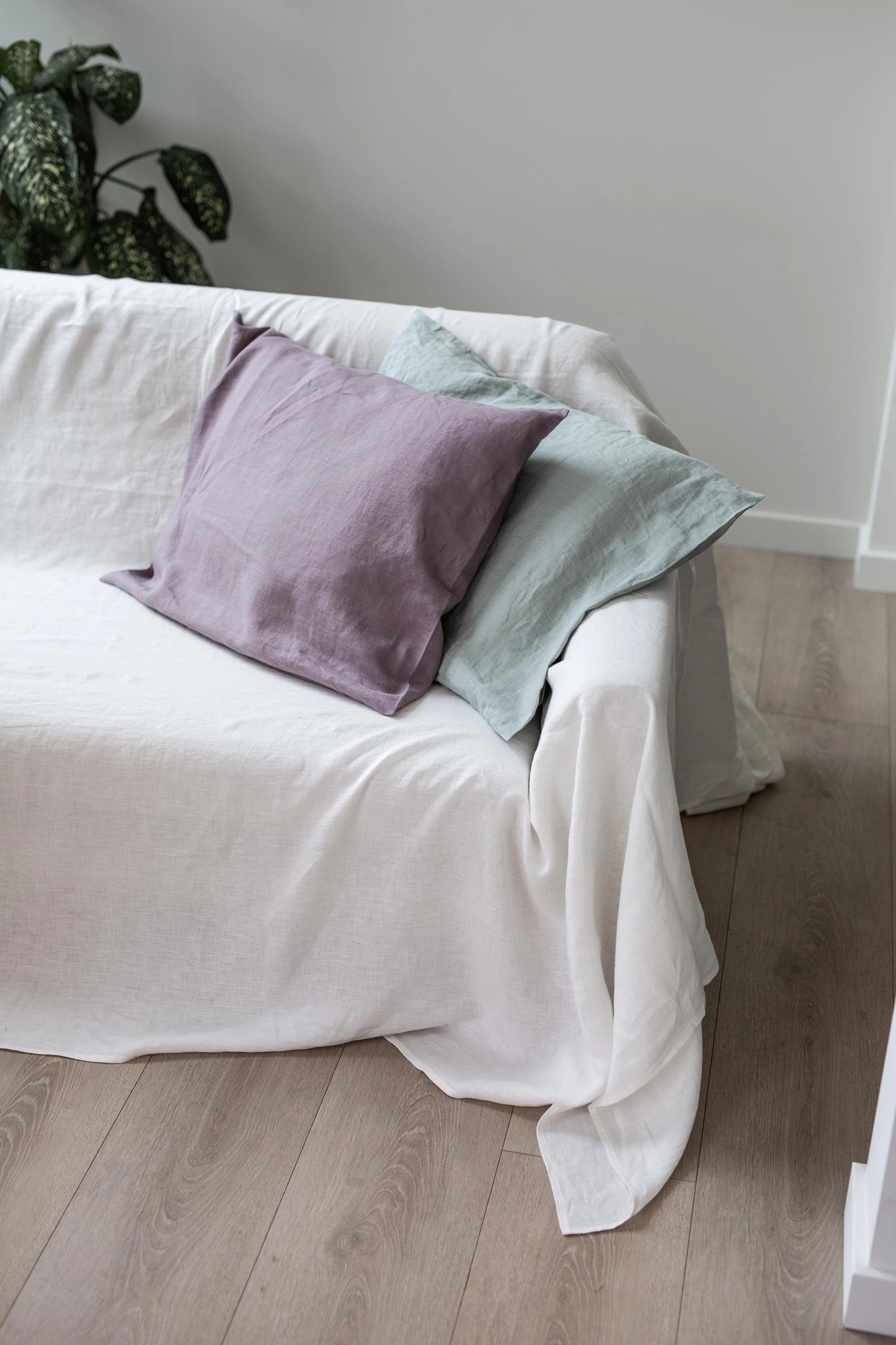 Linen Couch Cover | Multiple Colours