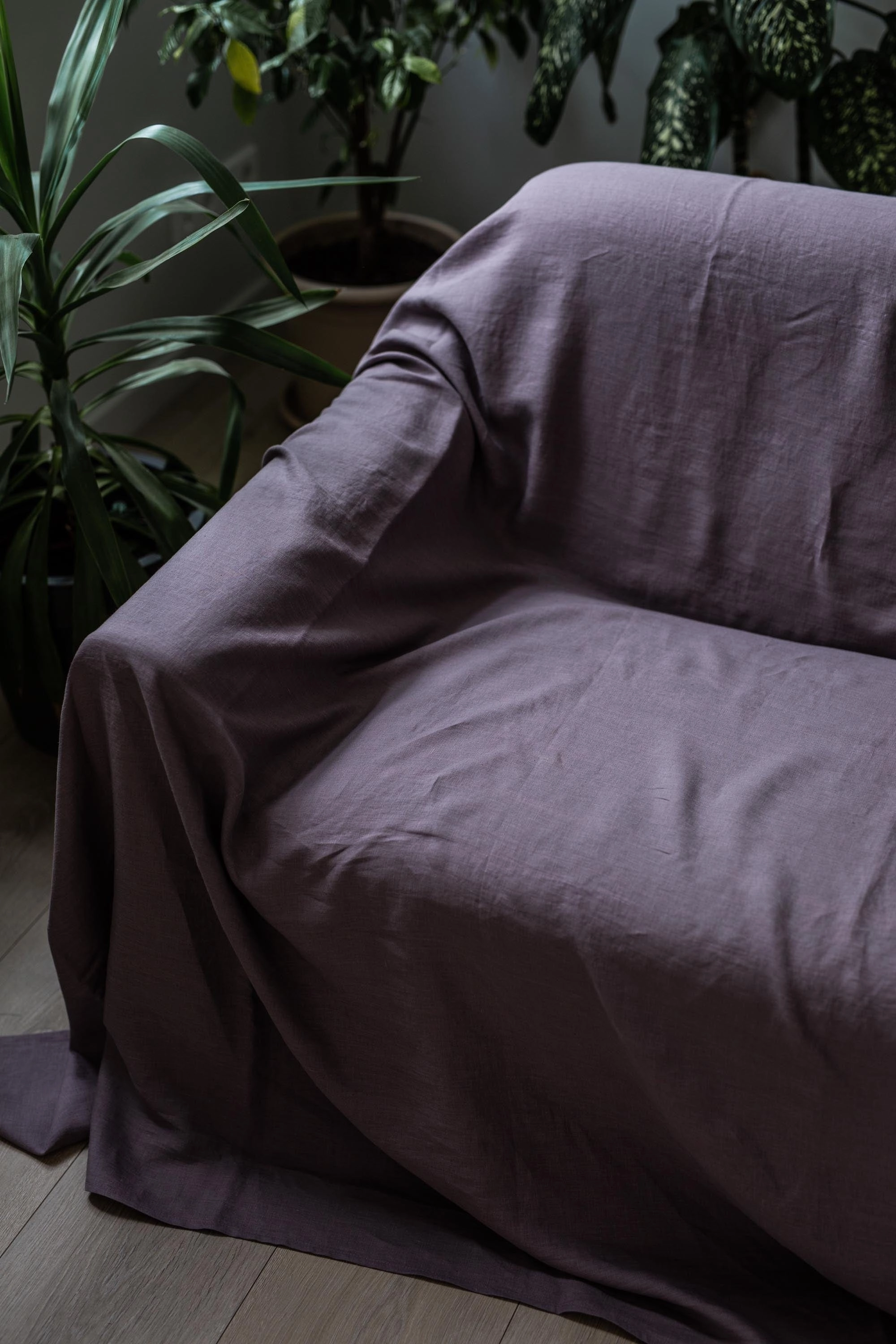 Linen Couch Cover | Multiple Colours