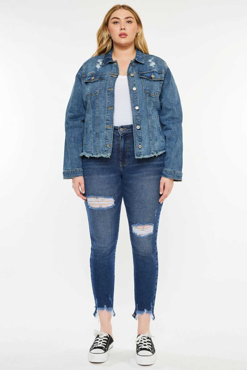Loren Denim Jacket (Plus Size)